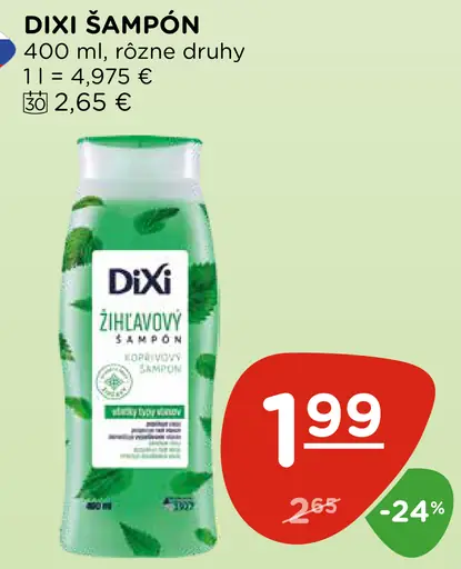 Dixi Žihľavový šampón