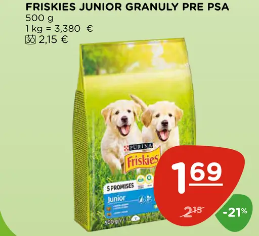 Friskies Junior granuly pre psa