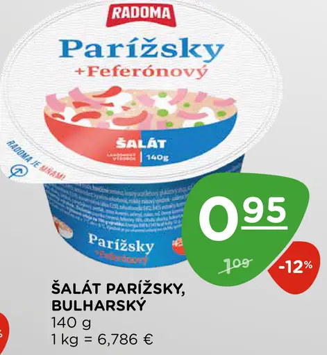 Radoma Parížsky šalát + feferónový