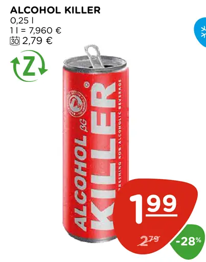Alcohol Killer plechovka