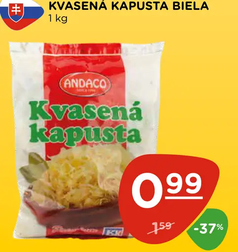 Kvasená kapusta biela