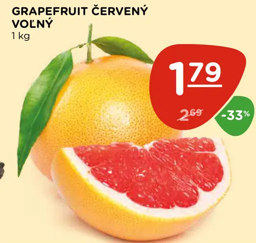 Grapefruit červený