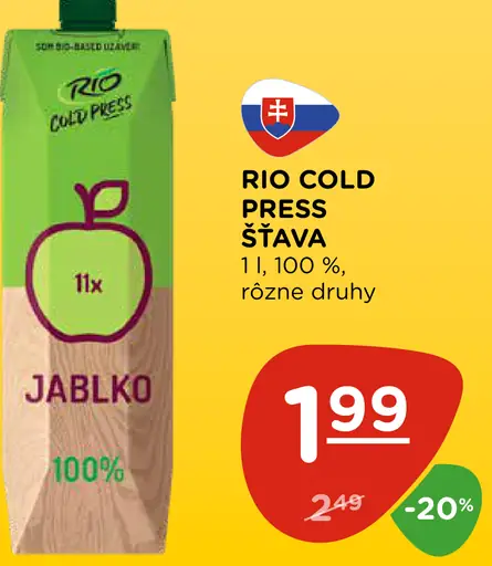 Rio Cold Press šťava jablko-cvikla