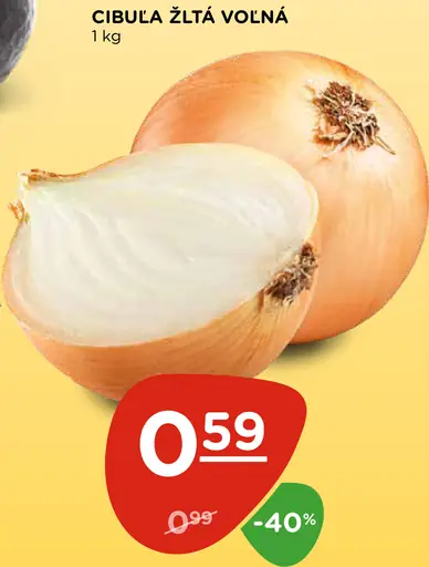 Cibuľa žltá voľná