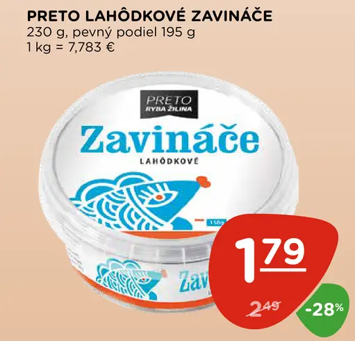 Preto lahôdkové zavináče