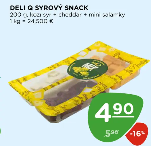 Deli Q syrový SNACK