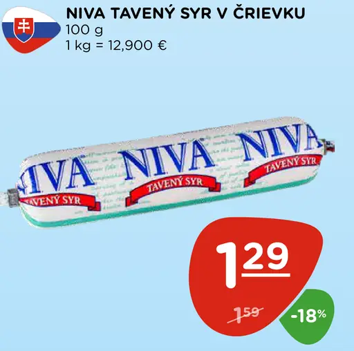 Niva Tavený syr