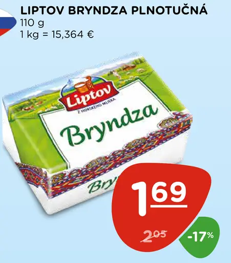 Liptov Bryndza Plnotučná