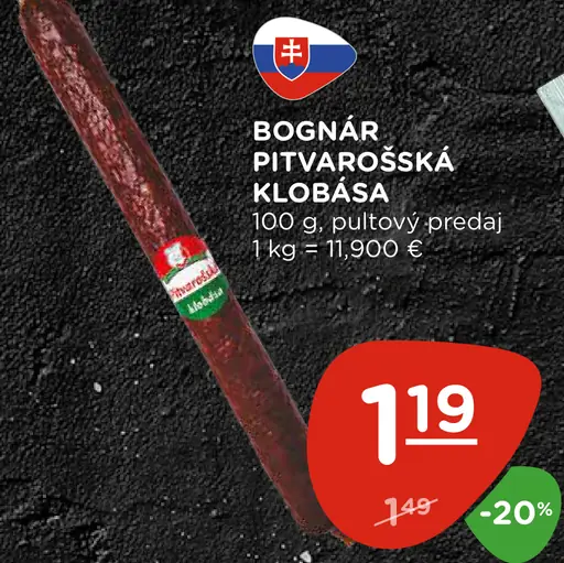 Bognár Pitvorošská klobása