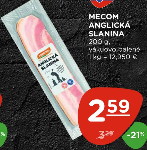 Mecom Anglická slanina