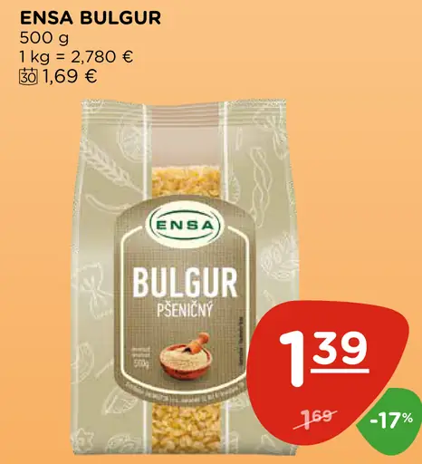 Ensa bulgur pšeničný
