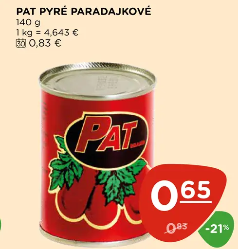 PAT paradajkové pyré