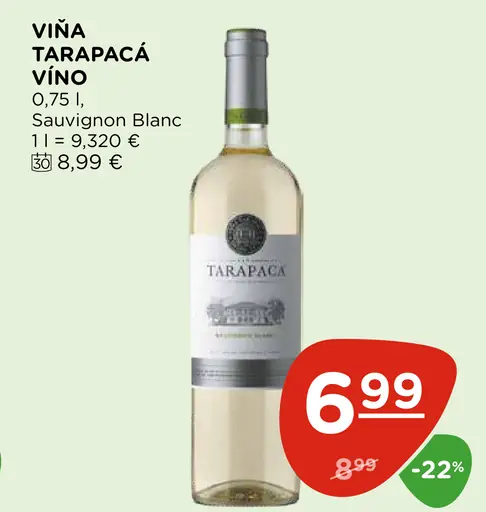Víňa Tarapacá Víno Sauvignon Blanc