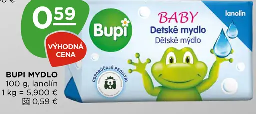 Bupi Baby detské mydlo lanolínové
