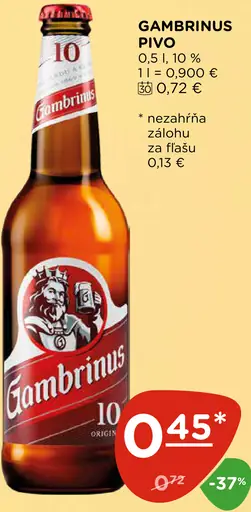 Gambrinus pivo