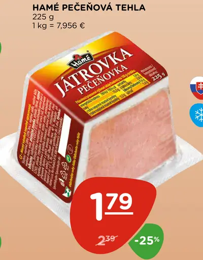 Hamé pečeňová tehla