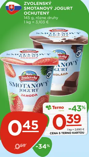 Zvolenský smotanový jogurt
