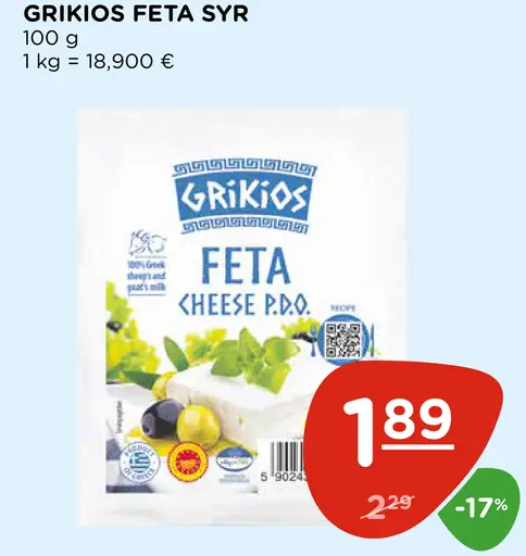 Grikios Feta syr