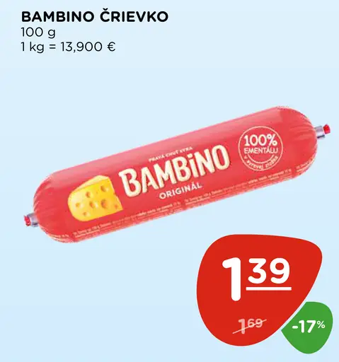 Bambino črievko