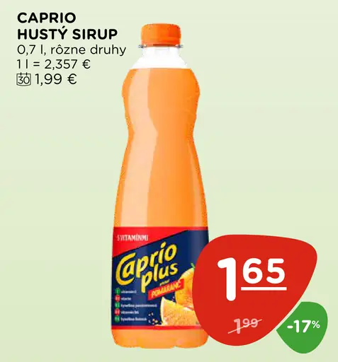 Caprio Hustý Sirup