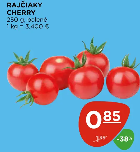Rajčiaky cherry strapcové