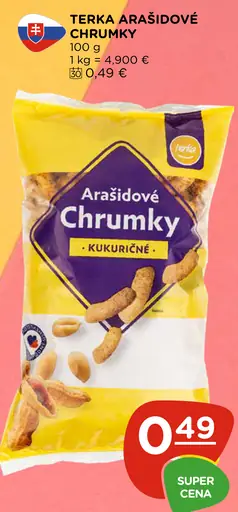 Terka Arašidové Chrumky Kukuričné
