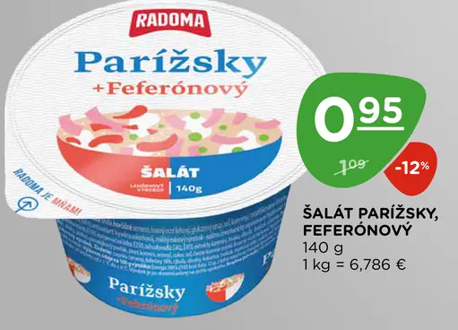 Radoma Parížsky šalát + feferónový