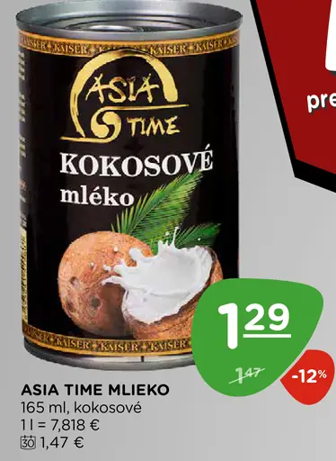 Asia Time kokosové mlieko