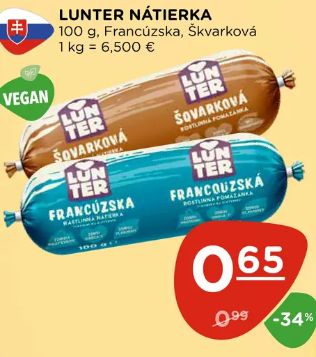 Lunter nátierka Francúzska/Škvarková