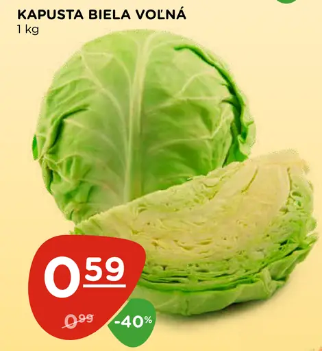 Kapusta biela voľná