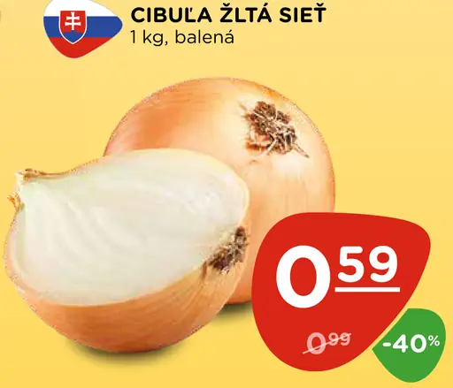 Cibuľa žltá sieť