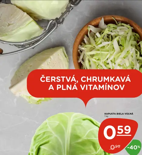 Kapusta biela voľná