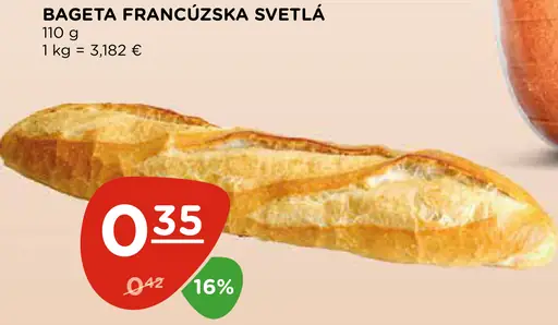 Bageta francúzska svetlá