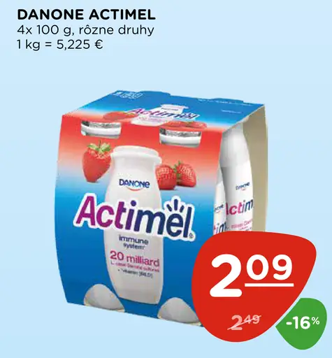 Danone Actimel probiotický mliečny nápoj