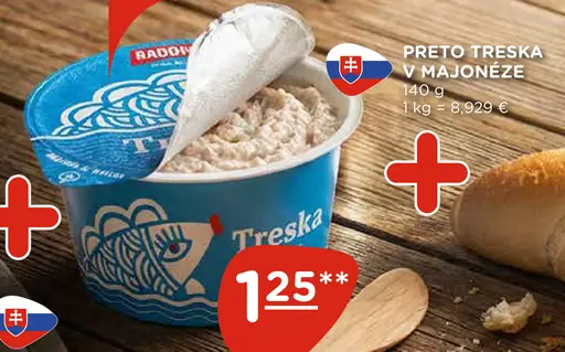 Preto treska v majonéze