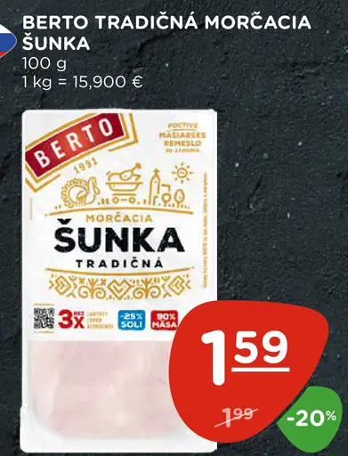 Berto Tradičná šunka