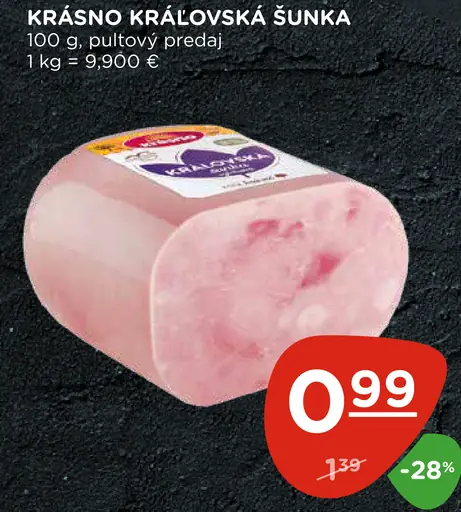 Krásno kráľovská šunka