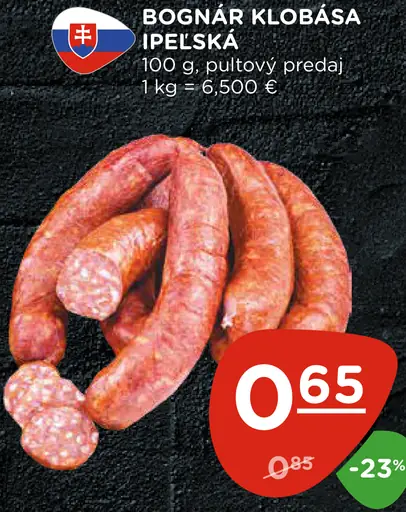 Bognár Ipeľská klobása