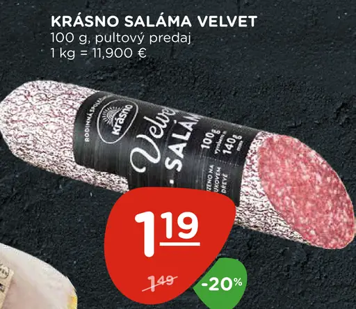 Krásno saláma Velvet
