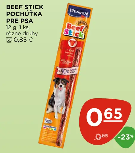 Vitakraft Beef stick pochúťka pre psy