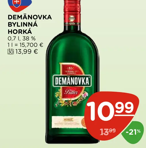 Demänovka bylinná horká