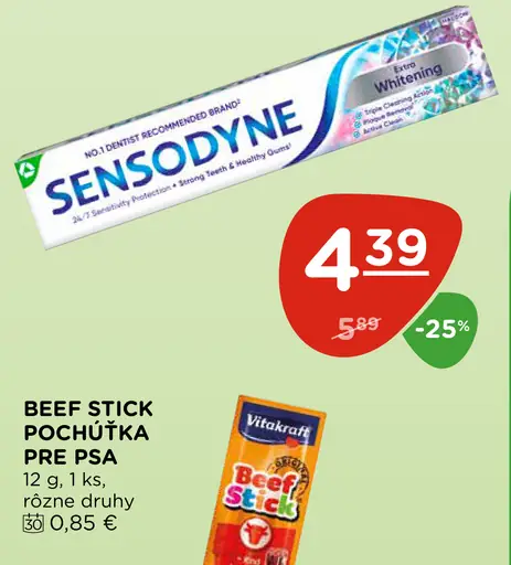 Sensodyne Zubná Pasta Extra Whitening
