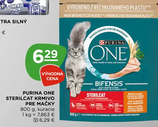 Purina One Sterilcat krmivo pre mačky kuracie