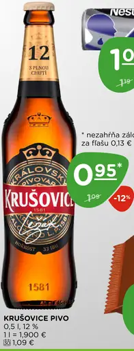 Krušovice pivo