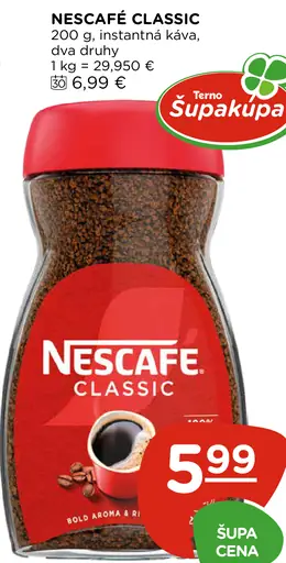 NESCAFÉ CLASSIC, instantná káva
