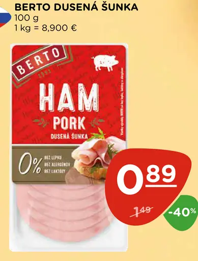 Berto Dusená šunka