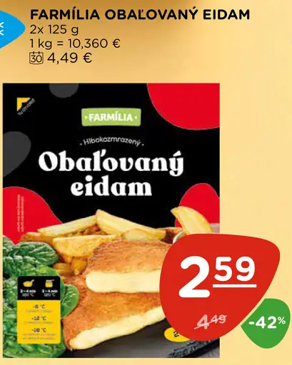 Farmília obalovaný Eidam