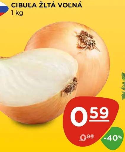 Cibuľa žltá voľná