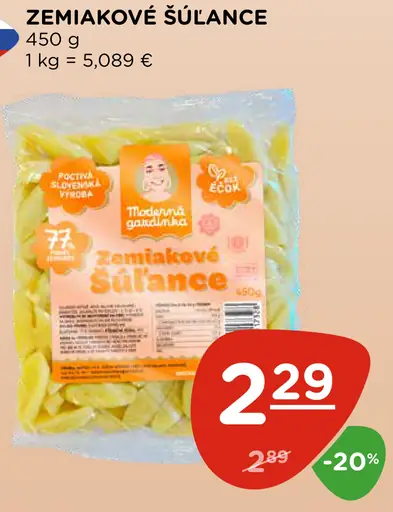 Zemiakové šúľance