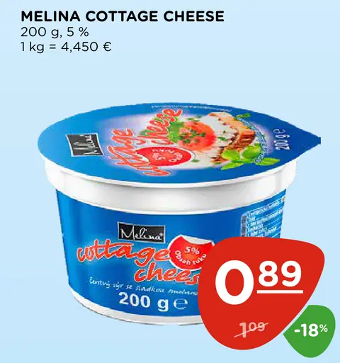 Melina Cottage Cheese tvarohový syr